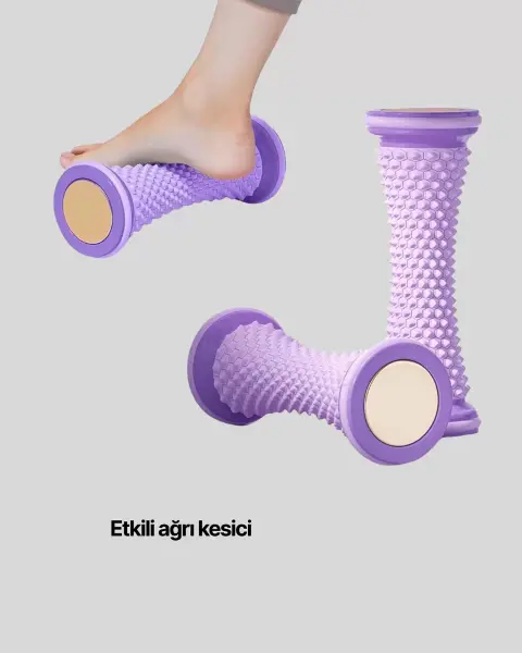 Ayak Masaj Silindiri Derin Doku Masajı Kirpi Topu Akupunktur Etkili
