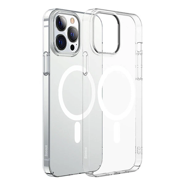 Baseus Crystal iPhone 12 Pro Max Kılıf Magsafe Uyumlu Manyetik Kılıf-(5775)