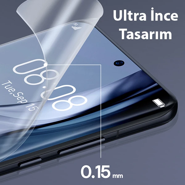 Baseus Xiaomi Mi 12 Pro - 13 pro Ultra Kavisli Full Hidrojel Koruyucu Film-(5775)