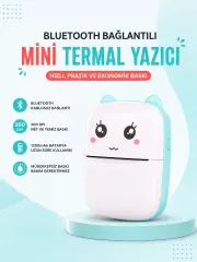 Mürekkepsiz Baskı Teknolojili Bluetooth Cep Yazıcısı