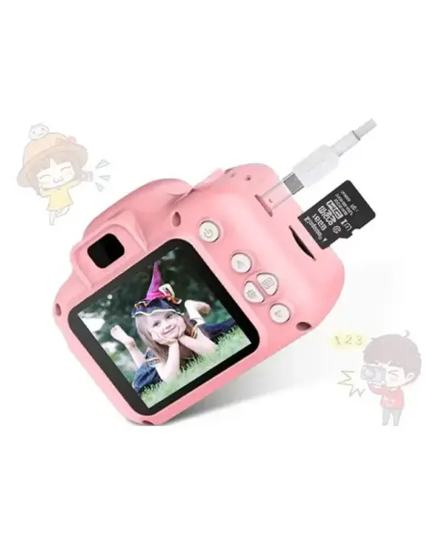 Taşınabilir HD Dijital Kamera Video Kayıt Fotoğraf Çekim USB Bağlantılı Şarjlı Yeni Nesil