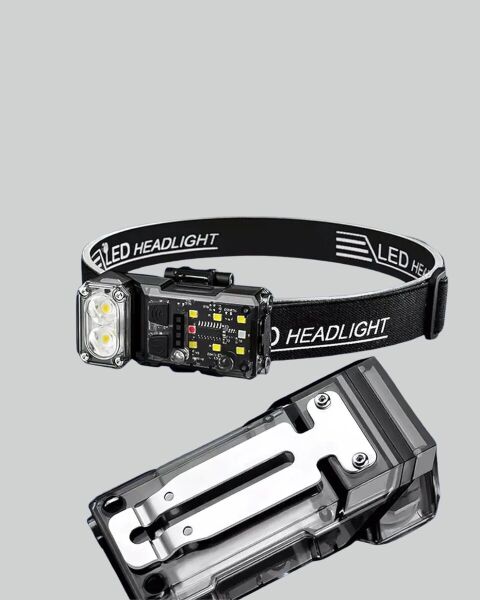 Kamp ve Outdoor İçin LED Far 10 Saat Pil Sensörlü Manyetik
