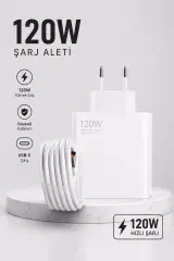 Turbo Hızlı Şarj Destekli 120W USB-C Şarj Seti