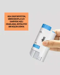 PMMA Optik Lensli Kompakt Taşınabilir Mikroskop Yeni Nesil