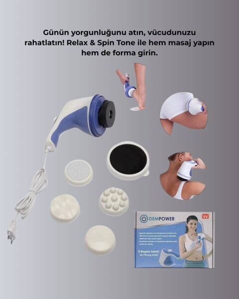 Selülit ve Sıkılaştırıcı Masaj Cihazı – Çok Fonksiyonlu