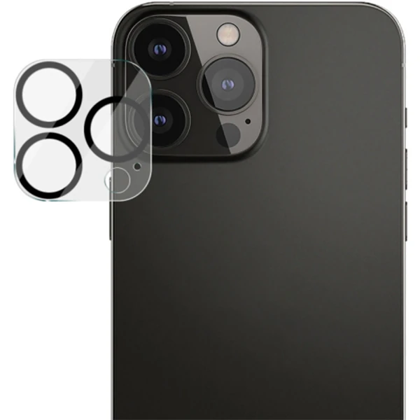 ALLY İPhone 13 Pro-13 Pro Max 3D Full Tempered Glass Cam Kamera Koruyucu-(5775)
