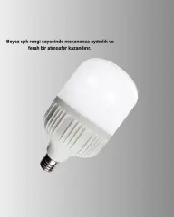 Acil Durumlara Uygun Şarjlı Torch LED Ampul 30 Watt Yeni Nesil