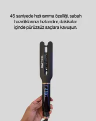 Saç Düzleştirici 30 Saniyede Isınma Hafif ve Portatif Tasarım Yeni Nesil