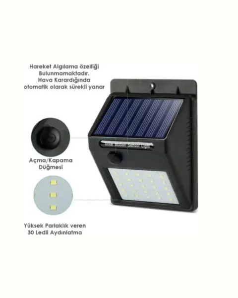 Su Geçirmez 20 LED Solar Aydınlatma | Dış Mekan için PIR Hareket Sensörü ile Akıllı Işık Yeni Nesil
