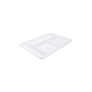Tabldot Tepsi̇ 4+1 Göz 28 X 40 Cm PC Beyaz