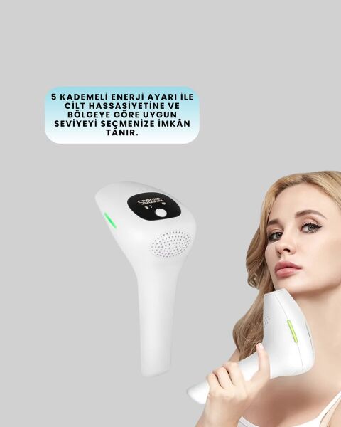 Hasuba IPL Lazer Epilasyon Cihazı HS-262 5 Enerji Kademeli