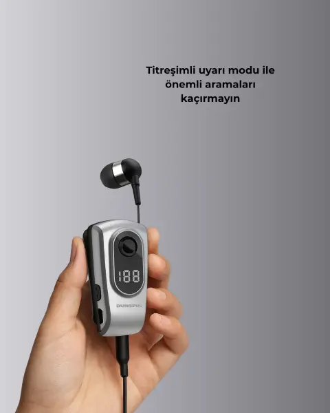 Dijital Ekranlı Bluetooth Kulaklık – Titreşimli Bildirim 25 Saat Kullanım Yeni Nesil