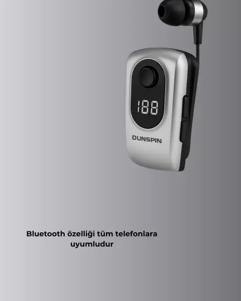 Titreşimli Bluetooth Kulaklık – Uzun Pil Ömrü Dijital Ekranlı Kablosuz Tasarım Yeni Nesil