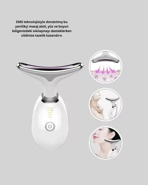 LED Işık Destekli Kırışıklık Karşıtı Yüz Bakım Aleti Yeni Nesil