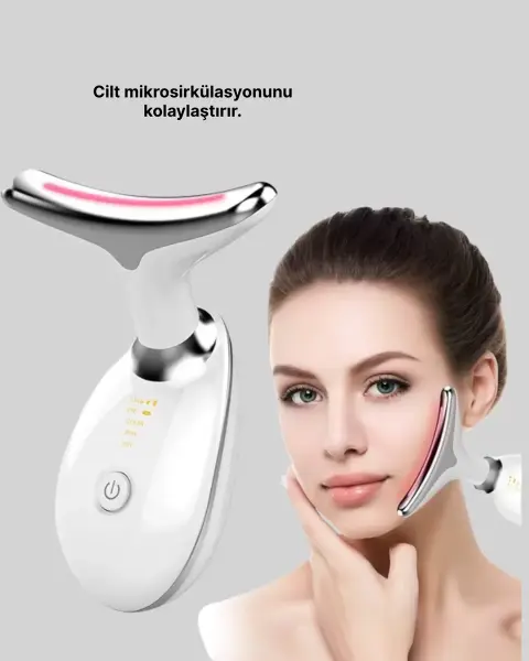 Kırışıklık Azaltıcı LED Işık Cilt Bakım Aleti 7 Renk Yeni Nesil