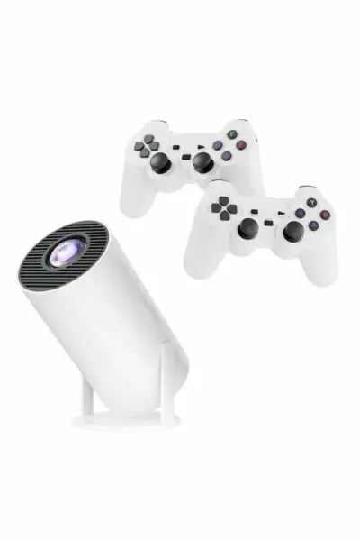 Taşınabilir Android Projeksiyon Ayaklı Çift Kollu 4K Çözünürlüklü Sinema Projeksiyonu
