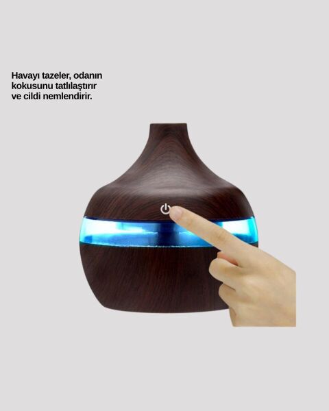 7 Renk LED Işıklı Ultrasonik Aroma Difüzör 300 ml