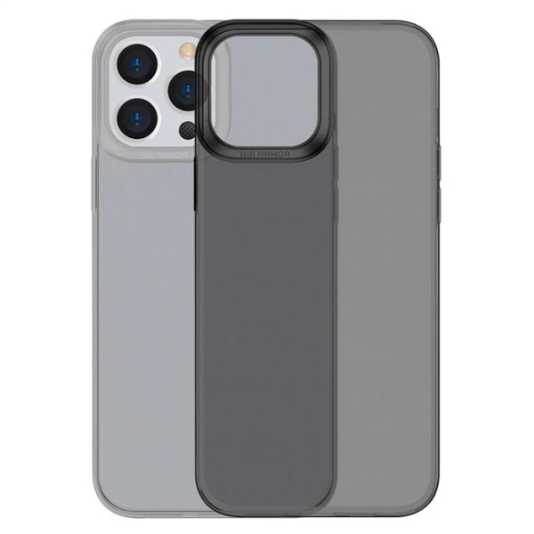 Baseus Simple Case iPhone 13 Pro Max İnce Silikon Şeffaf Kılıf-(5775)
