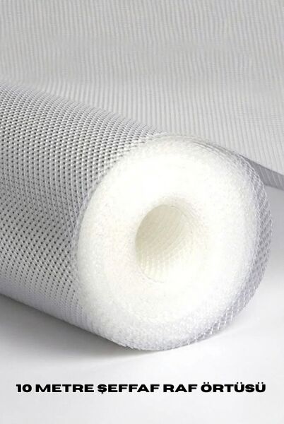 10 Metre Şeffaf Silikonlu Kaymaz Çekmece İçi Düzenleyici