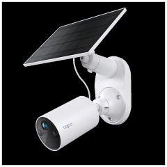 TP-LINK Tapo TC82 KIT (C410 KIT) 2K 30Mpix Dış Mekan IP65 WiFi 9Mt. Renkli Gece Görüşü İki Yönlü Ses Güneş Enerjili Güvenlik Kamerası Kiti(1923)
