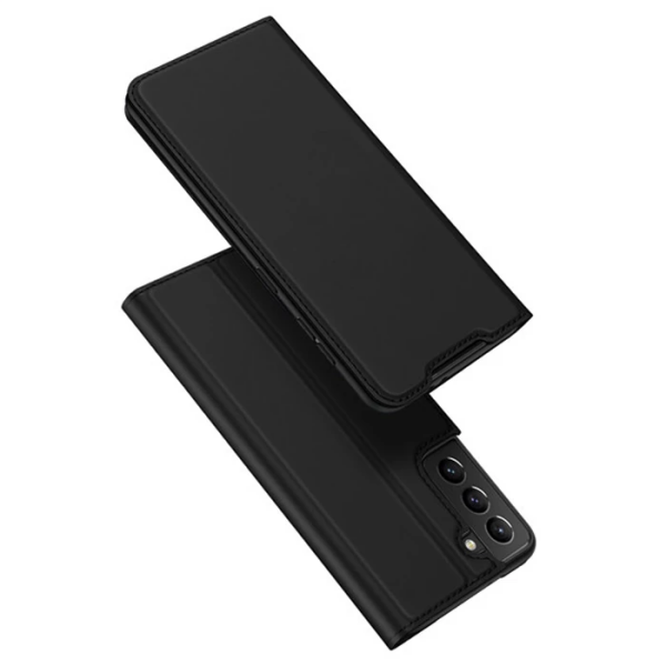Dux Ducis SM Galaxy S21 Kılıf Kapaklı Flip Cover Kılıf Skinpro Series-(5775)
