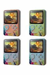 Game Box Mini 500 Adet Retro Oyun Taşınabilir Oyun Konsolu Yeni Nesil