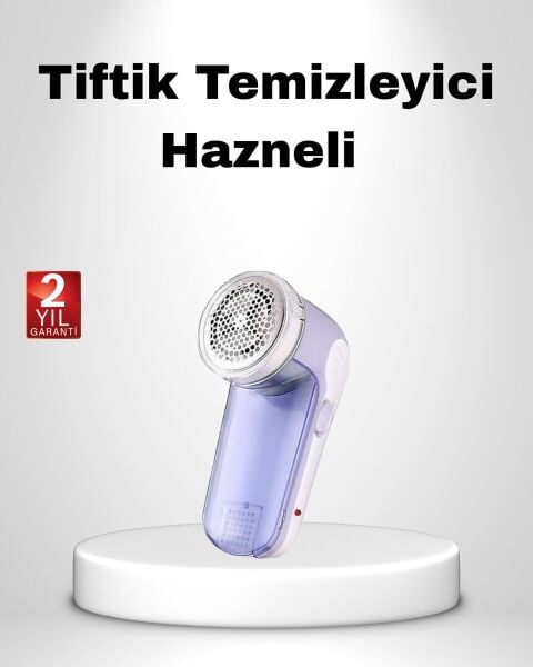 USB Şarjlı Tiftik Temizleyici – Kolay Temizlenen Hazne ve Bıçak Taşınabilir