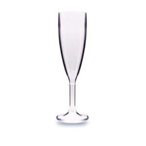Flüt Şampanya Bardaği 180 Ml PC Beyaz