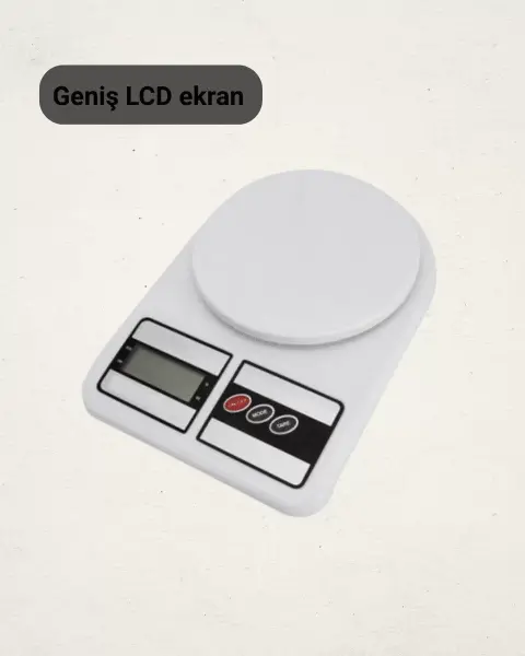 10 Kg Kapasiteli LCD Ekranlı Dijital Mutfak Tartıs Yeni Nesil