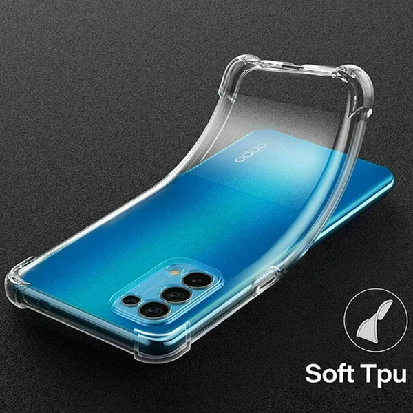OPPO Reno A15 - A15s Kamera Korumalı Shockproof Silikon Kılıf-(5775)