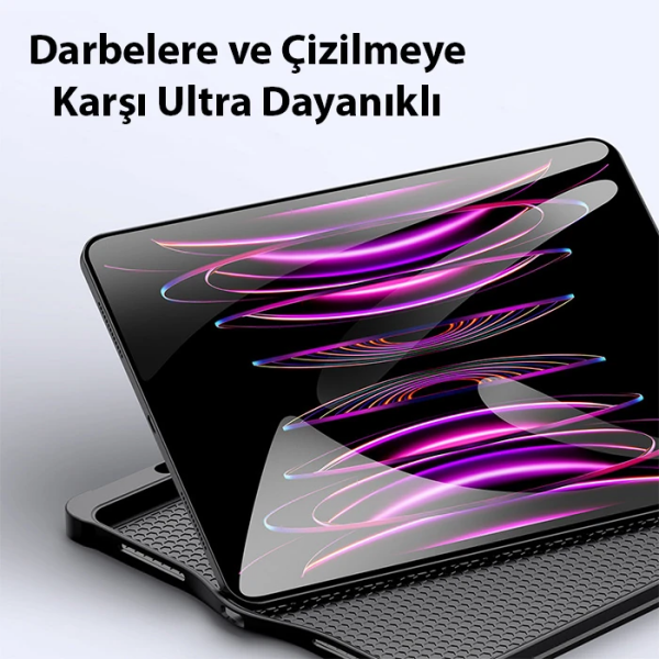 Dux Ducis iPad Pro 12.9 2022/2021/2020 SK Series Kablosuz Bluetooth Klavye Touchpad Kılıf-(5775)