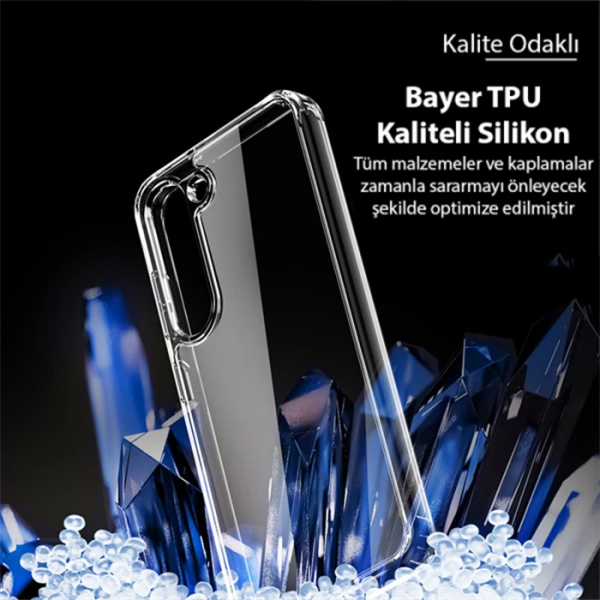 Dux Ducis SM Galaxy S23 Plus Clin Series Shockproof Şeffaf Silikon Kılıf-(5775)