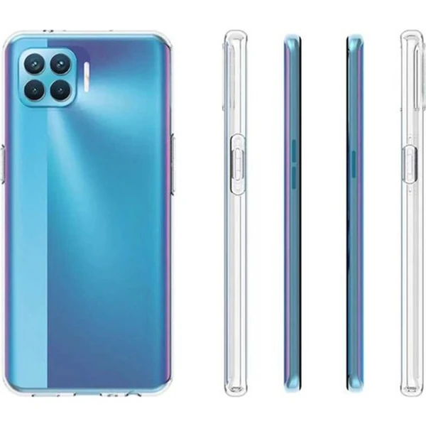 OPPO Reno F17-A73 2020 Anti-Drop Shockproof Darbe Emici Silikon Kılıf-(5775)