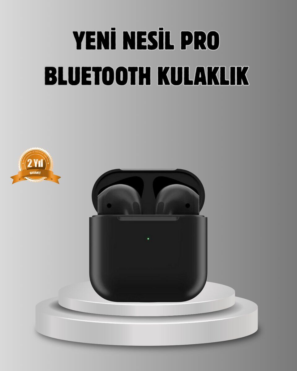 Tws Pro 5 3D HD Ses Bluetooth Kulaklık – Kablosuz Ergonomik Şarj Kutulu Gürültü Engelleme