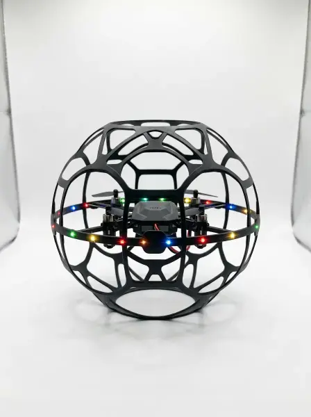 Şarjlı Futbol Topu Tasarımlı Mini Drone LED Aydınlatmalı Akıllı