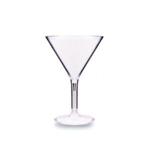 Premium Martini Bardaği 280 Ml PC Şeffaf