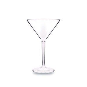 Premium Martini Bardaği 200 Ml PC Şeffaf
