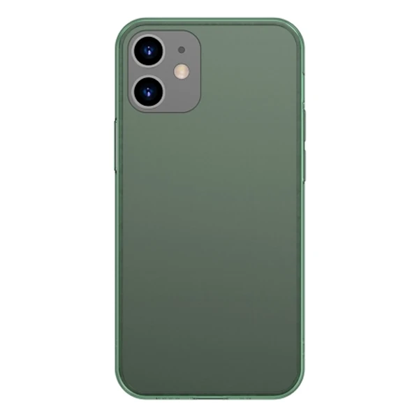 Baseus Frosted Glass iPhone 12 Pro Max 6.7inch Shockproof Koruyucu Kılıf-(5775)