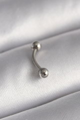 316L Çelik Gümüş Renk Topçuk Model Piercing 5886