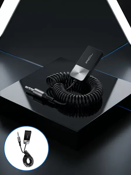 Araç ve Ev Ses Sistemleri İçin Bluetooth AUX Adaptörü