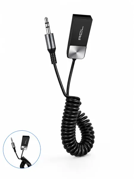 USB AUX Bluetooth Adaptörü Kablosuz Ses Aktarım Cihazı