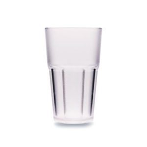 Premium Kumlu Bardak 400 Ml PC Şeffaf