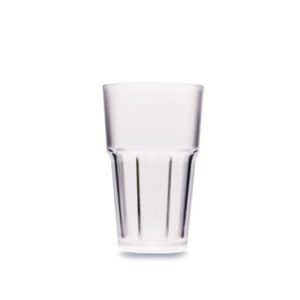 Premium Kumlu Bardak 300 Ml PC Şeffaf