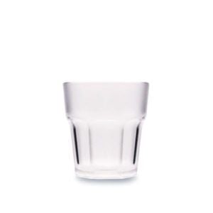 Premium Kumlu Bardak 250 Ml PC Şeffaf