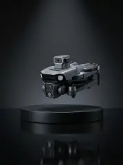 GPS Destekli Katlanabilir Çift Kameralı Drone Ekranlı Kumandalı