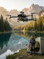 Ekranlı Kumandalı GPS Drone Çift Kameralı Katlanabilir Hava Aracı