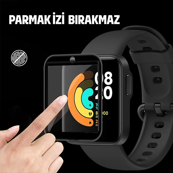Xiaomi Mi Watch Lite 3D Full Kavisli PMMA Cam Ekran Koruyucu-(5775)