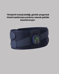 Isıtmalı Masajlı Bel Destek Kemeri Ev Tipi Kullanım