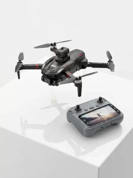 Canlı Görüntü Aktarımlı Çift Kameralı Uzaktan Kumandalı Drone