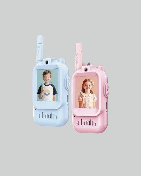 Ekranlı Walkie Talkie Oyuncağı Ses ve Görüntü Destekli